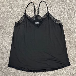 Lace trim tank